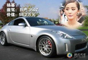 明星演员跑车,跑车映衬下的璀璨星光